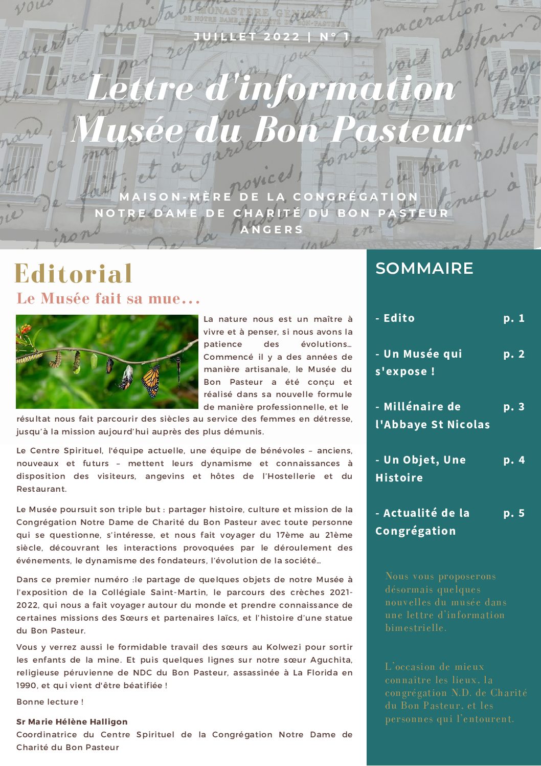 Newsletter Musee FR